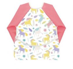 BAVOIR ROSE LICORNE AVEC MANCHES